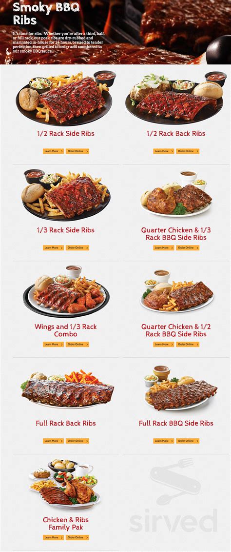 swiss chalet rotisserie menu.